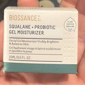 Biossance White and Green Moisturizer Squalane Probiotic